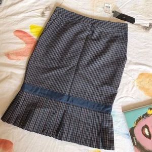 🆕Marc Jacobs•NWT Plaid Pencil Skirt with Bow